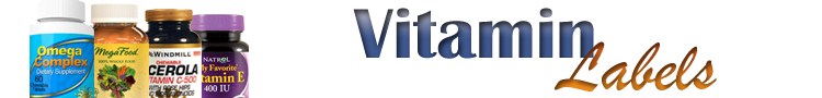 Vitamin Labels